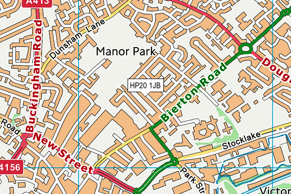HP20 1JB map - OS VectorMap District (Ordnance Survey) HP20 1JB map - OS VectorMap District (Ordnance Survey)