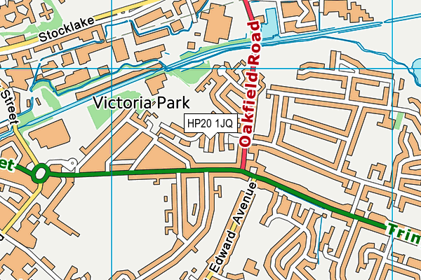 HP20 1JQ map - OS VectorMap District (Ordnance Survey)