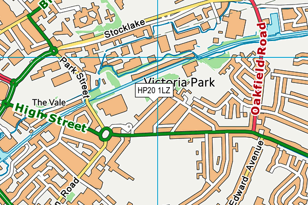 HP20 1LZ map - OS VectorMap District (Ordnance Survey)