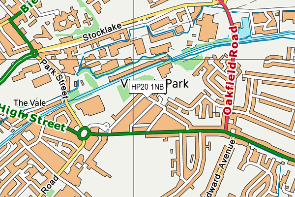 HP20 1NB map - OS VectorMap District (Ordnance Survey)