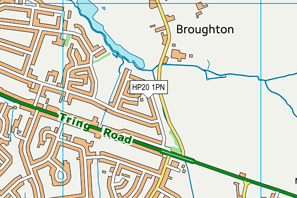 HP20 1PN map - OS VectorMap District (Ordnance Survey)