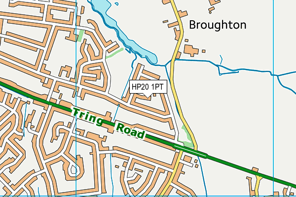 HP20 1PT map - OS VectorMap District (Ordnance Survey)