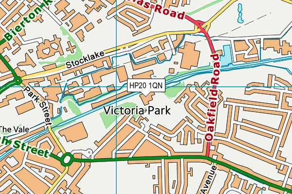 HP20 1QN map - OS VectorMap District (Ordnance Survey) HP20 1QN map - OS VectorMap District (Ordnance Survey)