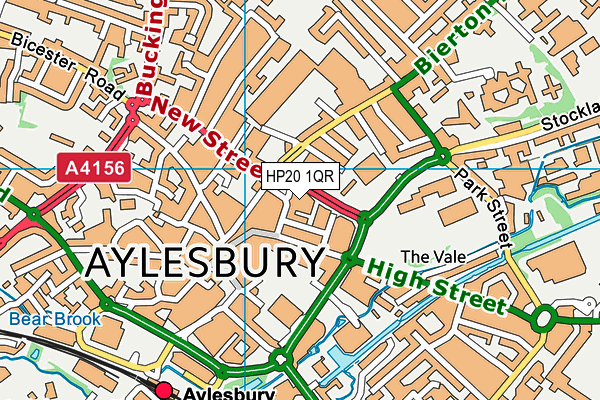 HP20 1QR map - OS VectorMap District (Ordnance Survey) HP20 1QR map - OS VectorMap District (Ordnance Survey)