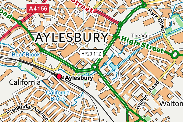 HP20 1TZ map - OS VectorMap District (Ordnance Survey) HP20 1TZ map - OS VectorMap District (Ordnance Survey)