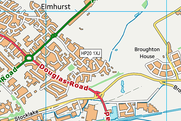 HP20 1XJ map - OS VectorMap District (Ordnance Survey) HP20 1XJ map - OS VectorMap District (Ordnance Survey)