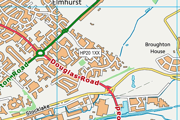 HP20 1XX map - OS VectorMap District (Ordnance Survey) HP20 1XX map - OS VectorMap District (Ordnance Survey)