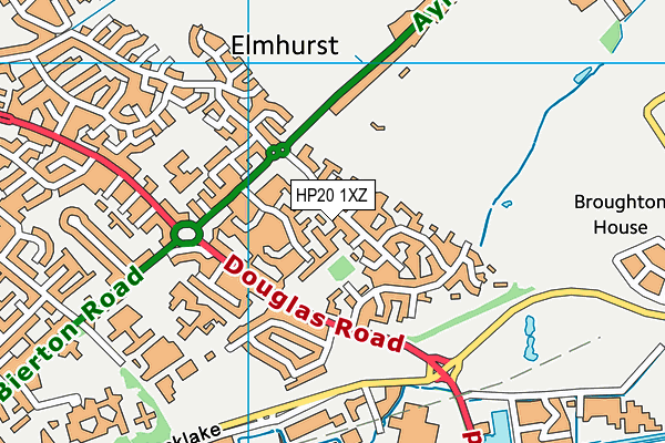 HP20 1XZ map - OS VectorMap District (Ordnance Survey) HP20 1XZ map - OS VectorMap District (Ordnance Survey)