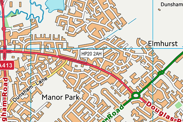 HP20 2AH map - OS VectorMap District (Ordnance Survey) HP20 2AH map - OS VectorMap District (Ordnance Survey)