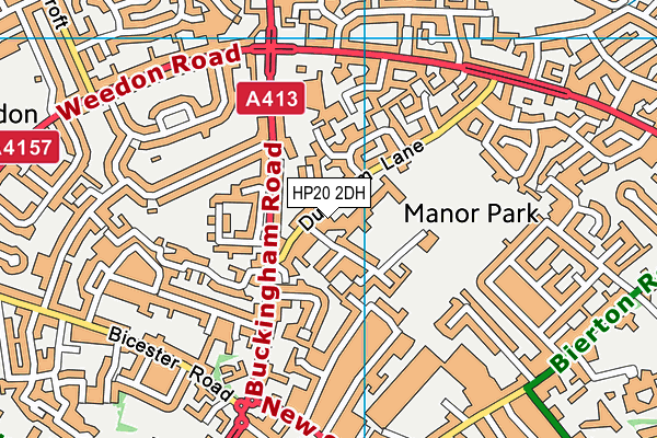HP20 2DH map - OS VectorMap District (Ordnance Survey)