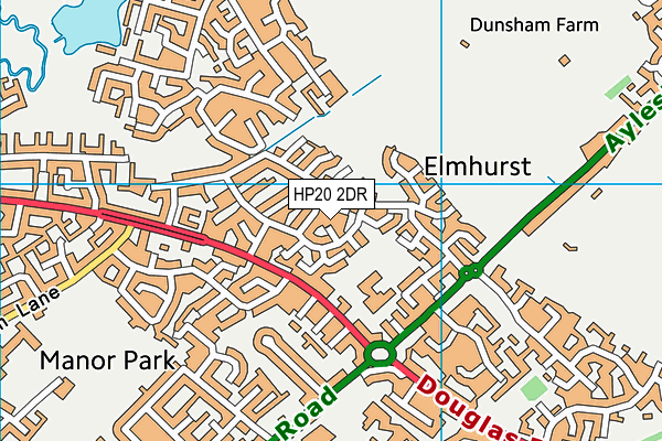 HP20 2DR map - OS VectorMap District (Ordnance Survey) HP20 2DR map - OS VectorMap District (Ordnance Survey)