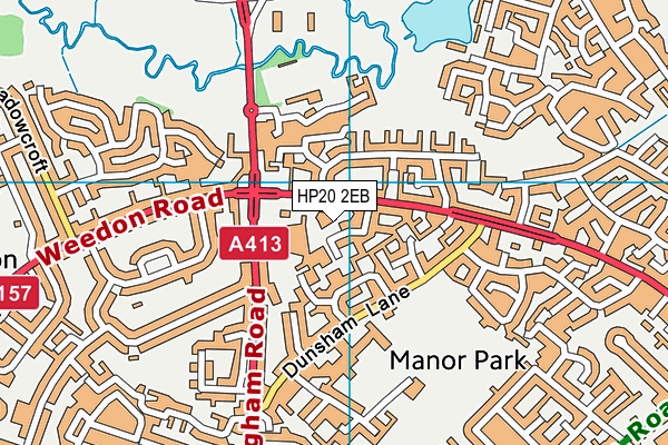 HP20 2EB map - OS VectorMap District (Ordnance Survey) HP20 2EB map - OS VectorMap District (Ordnance Survey)