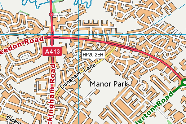 HP20 2EH map - OS VectorMap District (Ordnance Survey) HP20 2EH map - OS VectorMap District (Ordnance Survey)