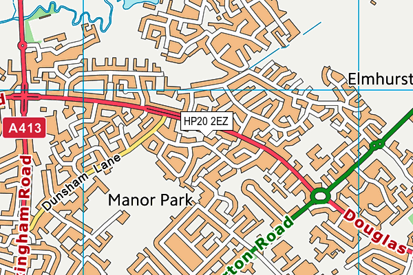 HP20 2EZ map - OS VectorMap District (Ordnance Survey) HP20 2EZ map - OS VectorMap District (Ordnance Survey)