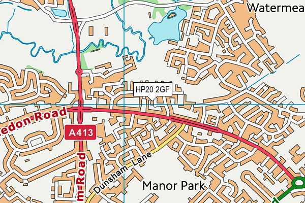 HP20 2GF map - OS VectorMap District (Ordnance Survey) HP20 2GF map - OS VectorMap District (Ordnance Survey)