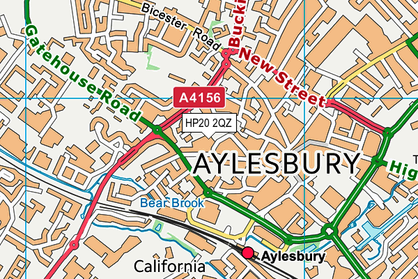 HP20 2QZ map - OS VectorMap District (Ordnance Survey)