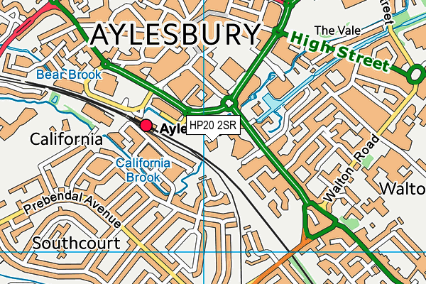 HP20 2SR map - OS VectorMap District (Ordnance Survey) HP20 2SR map - OS VectorMap District (Ordnance Survey)