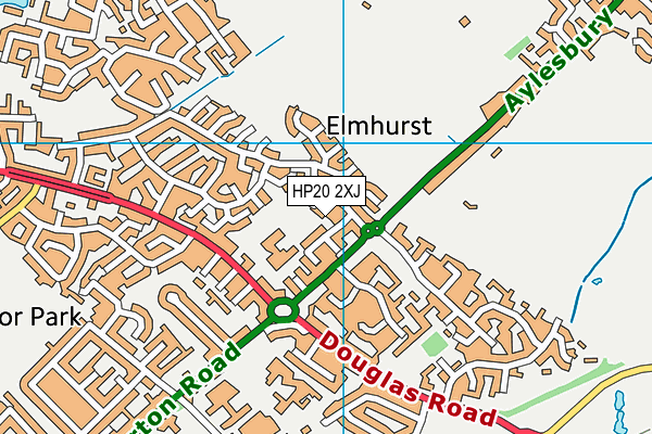 HP20 2XJ map - OS VectorMap District (Ordnance Survey) HP20 2XJ map - OS VectorMap District (Ordnance Survey)