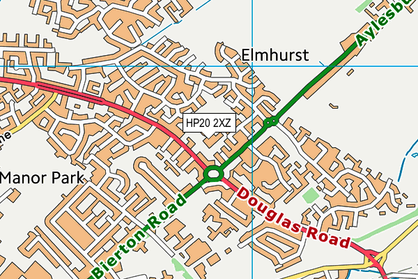 HP20 2XZ map - OS VectorMap District (Ordnance Survey) HP20 2XZ map - OS VectorMap District (Ordnance Survey)