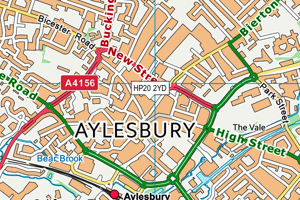HP20 2YD map - OS VectorMap District (Ordnance Survey) HP20 2YD map - OS VectorMap District (Ordnance Survey)