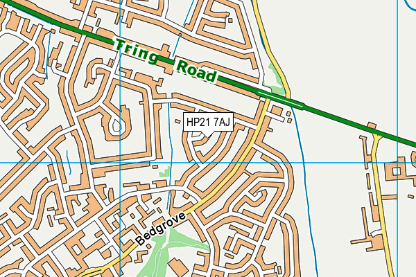 HP21 7AJ map - OS VectorMap District (Ordnance Survey) HP21 7AJ map - OS VectorMap District (Ordnance Survey)