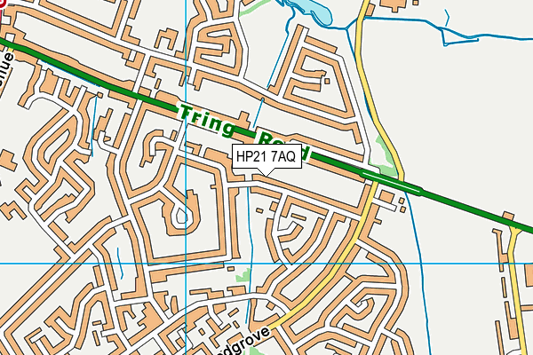 HP21 7AQ map - OS VectorMap District (Ordnance Survey) HP21 7AQ map - OS VectorMap District (Ordnance Survey)