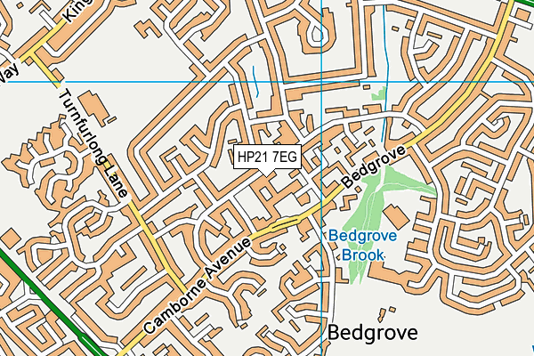 HP21 7EG map - OS VectorMap District (Ordnance Survey) HP21 7EG map - OS VectorMap District (Ordnance Survey)