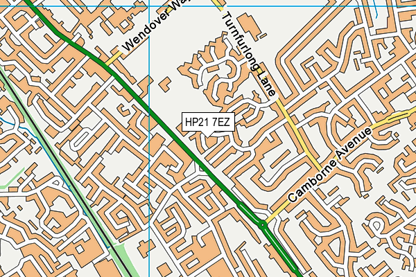 HP21 7EZ map - OS VectorMap District (Ordnance Survey) HP21 7EZ map - OS VectorMap District (Ordnance Survey)