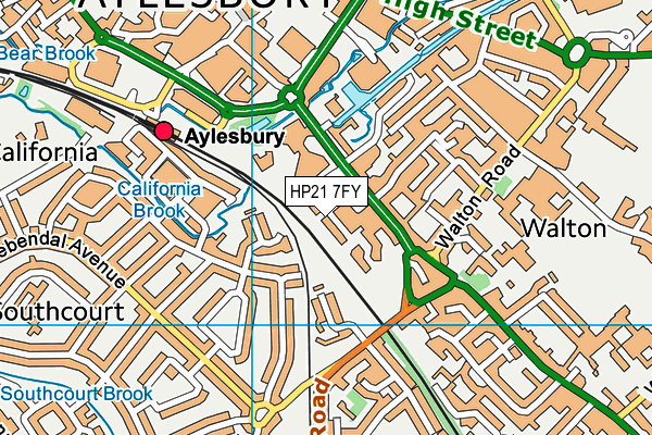 HP21 7FY map - OS VectorMap District (Ordnance Survey) HP21 7FY map - OS VectorMap District (Ordnance Survey)