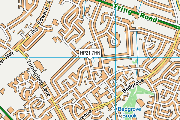 HP21 7HN map - OS VectorMap District (Ordnance Survey) HP21 7HN map - OS VectorMap District (Ordnance Survey)