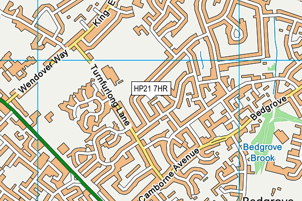 HP21 7HR map - OS VectorMap District (Ordnance Survey) HP21 7HR map - OS VectorMap District (Ordnance Survey)