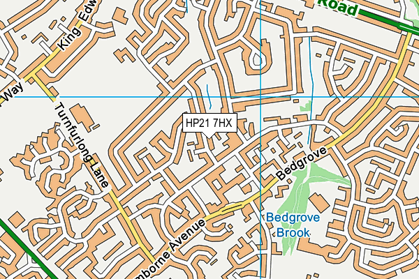 HP21 7HX map - OS VectorMap District (Ordnance Survey) HP21 7HX map - OS VectorMap District (Ordnance Survey)
