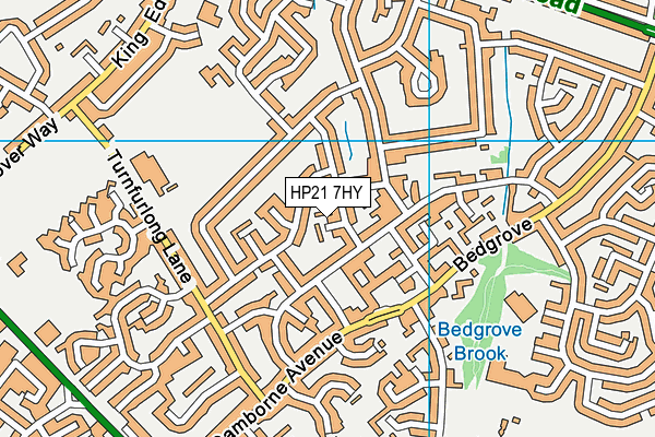 HP21 7HY map - OS VectorMap District (Ordnance Survey) HP21 7HY map - OS VectorMap District (Ordnance Survey)