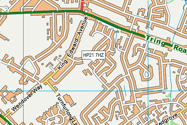HP21 7HZ map - OS VectorMap District (Ordnance Survey) HP21 7HZ map - OS VectorMap District (Ordnance Survey)
