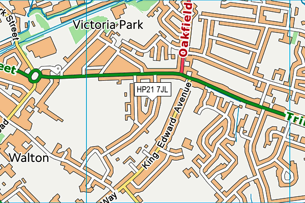 HP21 7JL map - OS VectorMap District (Ordnance Survey) HP21 7JL map - OS VectorMap District (Ordnance Survey)