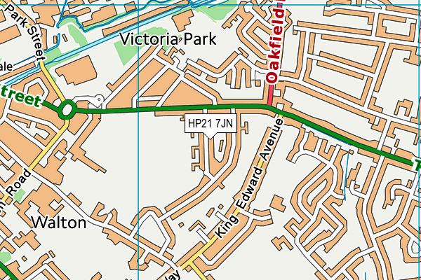 HP21 7JN map - OS VectorMap District (Ordnance Survey) HP21 7JN map - OS VectorMap District (Ordnance Survey)