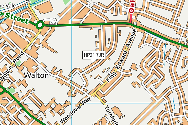 HP21 7JR map - OS VectorMap District (Ordnance Survey) HP21 7JR map - OS VectorMap District (Ordnance Survey)