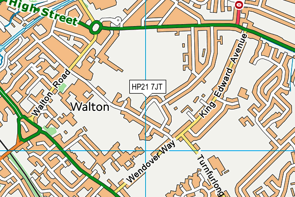 HP21 7JT map - OS VectorMap District (Ordnance Survey) HP21 7JT map - OS VectorMap District (Ordnance Survey)