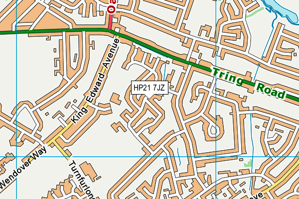 HP21 7JZ map - OS VectorMap District (Ordnance Survey) HP21 7JZ map - OS VectorMap District (Ordnance Survey)