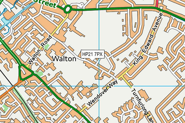 HP21 7PX map - OS VectorMap District (Ordnance Survey) HP21 7PX map - OS VectorMap District (Ordnance Survey)