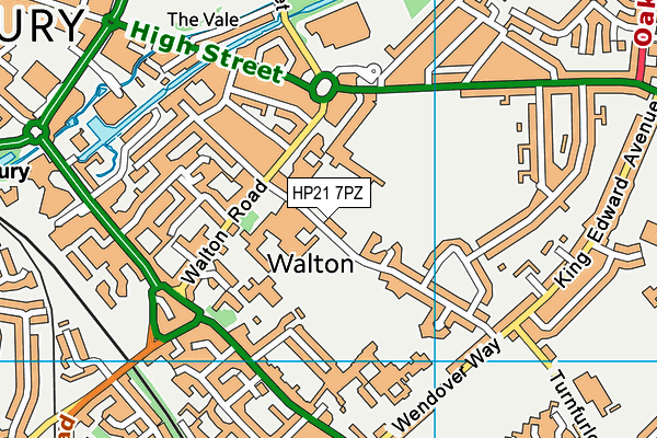 HP21 7PZ map - OS VectorMap District (Ordnance Survey) HP21 7PZ map - OS VectorMap District (Ordnance Survey)