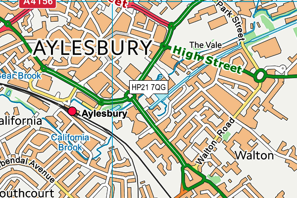 HP21 7QG map - OS VectorMap District (Ordnance Survey) HP21 7QG map - OS VectorMap District (Ordnance Survey)