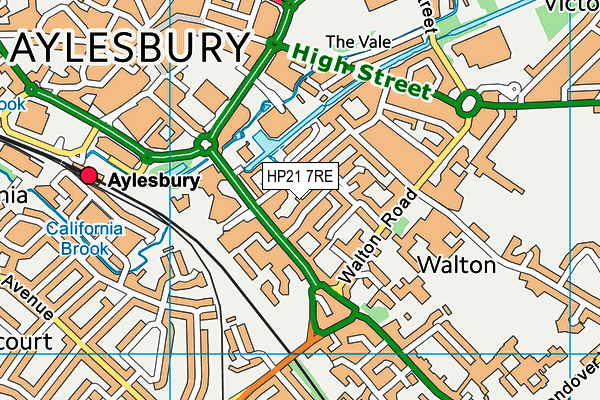 HP21 7RE map - OS VectorMap District (Ordnance Survey) HP21 7RE map - OS VectorMap District (Ordnance Survey)