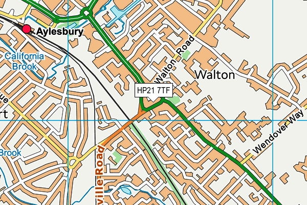 HP21 7TF map - OS VectorMap District (Ordnance Survey) HP21 7TF map - OS VectorMap District (Ordnance Survey)