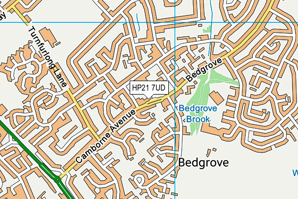 HP21 7UD map - OS VectorMap District (Ordnance Survey) HP21 7UD map - OS VectorMap District (Ordnance Survey)