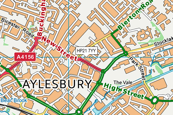 HP21 7YY map - OS VectorMap District (Ordnance Survey) HP21 7YY map - OS VectorMap District (Ordnance Survey)