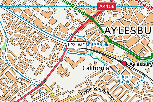 HP21 8AE map - OS VectorMap District (Ordnance Survey) HP21 8AE map - OS VectorMap District (Ordnance Survey)