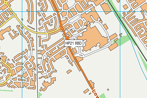 HP21 8BD map - OS VectorMap District (Ordnance Survey) HP21 8BD map - OS VectorMap District (Ordnance Survey)