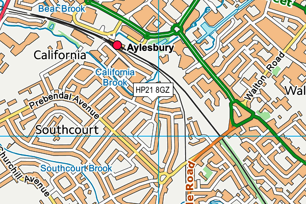 HP21 8GZ map - OS VectorMap District (Ordnance Survey) HP21 8GZ map - OS VectorMap District (Ordnance Survey)