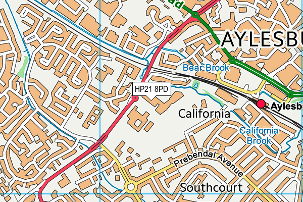 HP21 8PD map - OS VectorMap District (Ordnance Survey) HP21 8PD map - OS VectorMap District (Ordnance Survey)